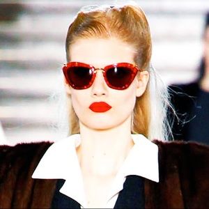 Miu Miu Noir red cat eye sunglasses